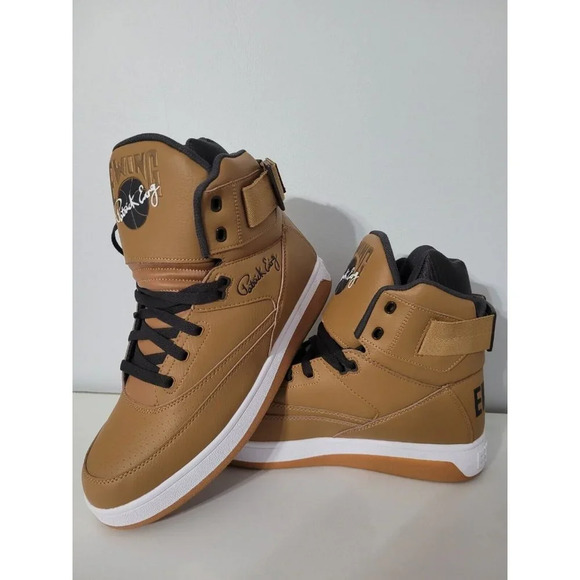 Patrick Ewing Athletics 33 HI x Orion Hybrid Wheat/Espresso Men's Size 11 - Picture 12 of 16